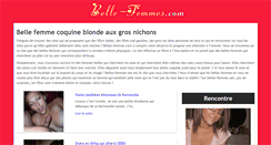 Desktop Screenshot of belle-femmes.com